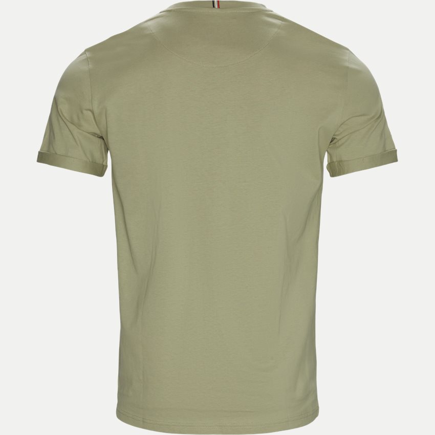 Les Deux T-shirts LENS LDM101046 NEUTRAL GREEN/BLACK